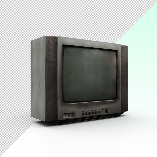 vintage fernseher isoliert