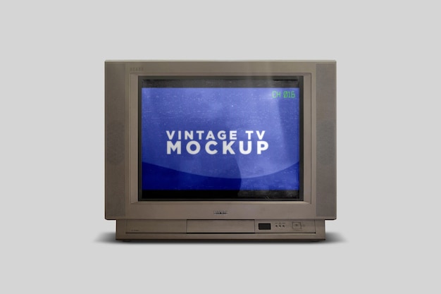 Vintage-Fernseher-Mockup