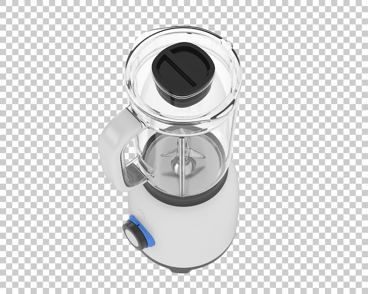 PSD vintage-mixer auf transparentem hintergrund 3d-rendering-illustration