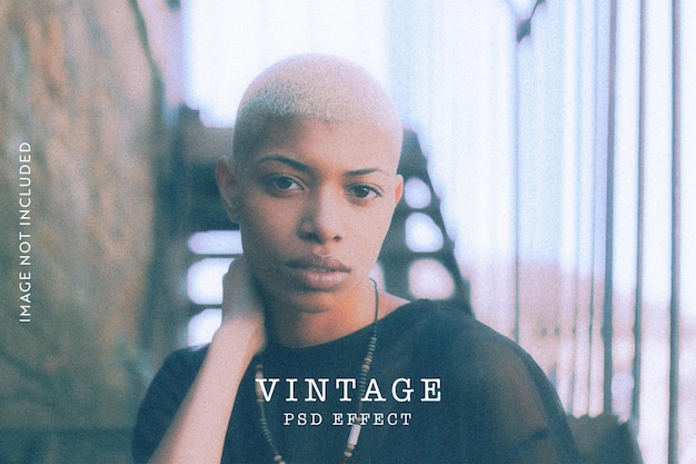 Vintage psd-fotoeffekt