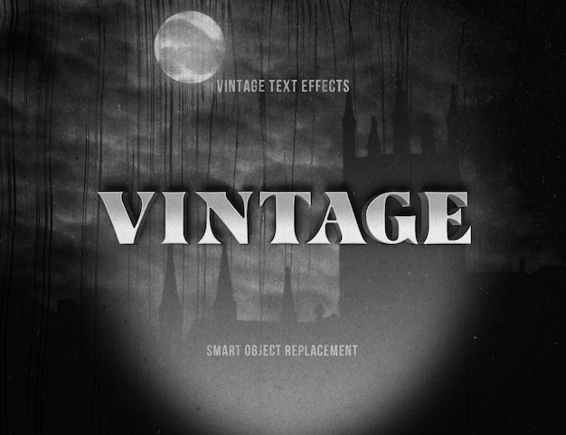 Vintage texteffekt