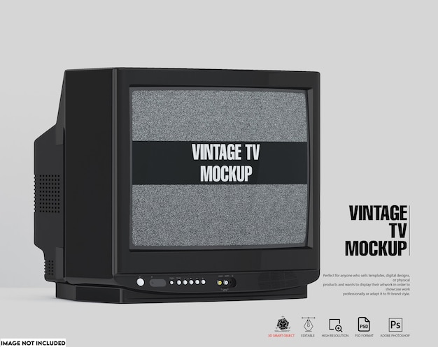 PSD vintage-tv-mockup