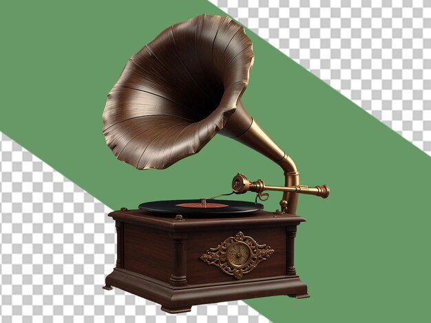 PSD vintage vibes 3d-gramophone renderingquot