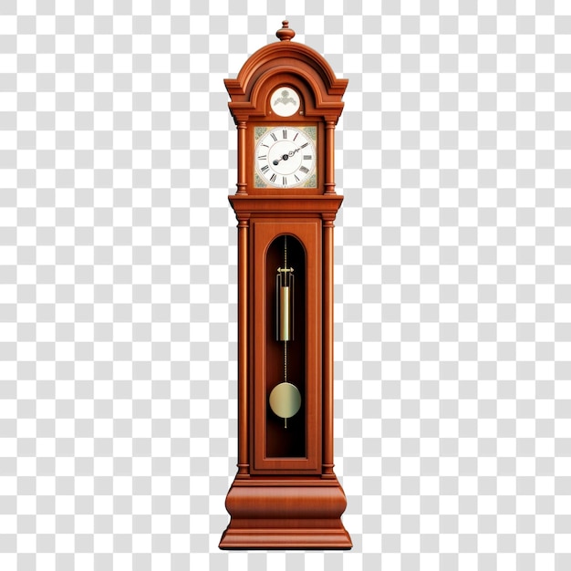 Vintage wooden grandfather clock