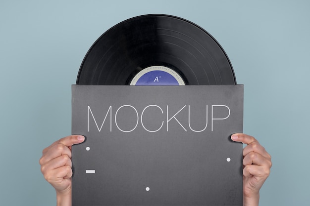 Vinyl-schallplatten-mockup-design