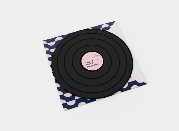 PSD vinyl-schallplatten-mockup