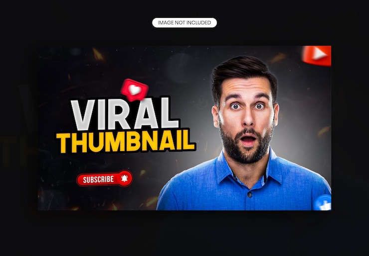 PSD virale youtube-miniaturbilder
