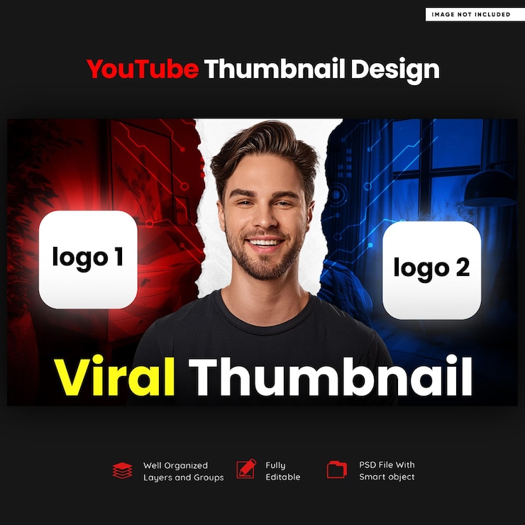 PSD virales youtube-mini-design