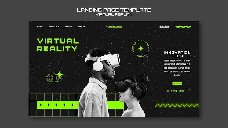 PSD virtual-reality-landingpage
