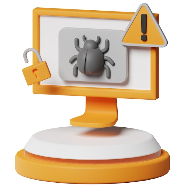Virus Malware Segurança Cibernética Rede Digital