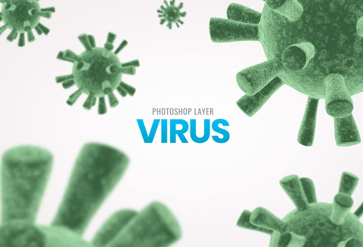 PSD virus microscopique