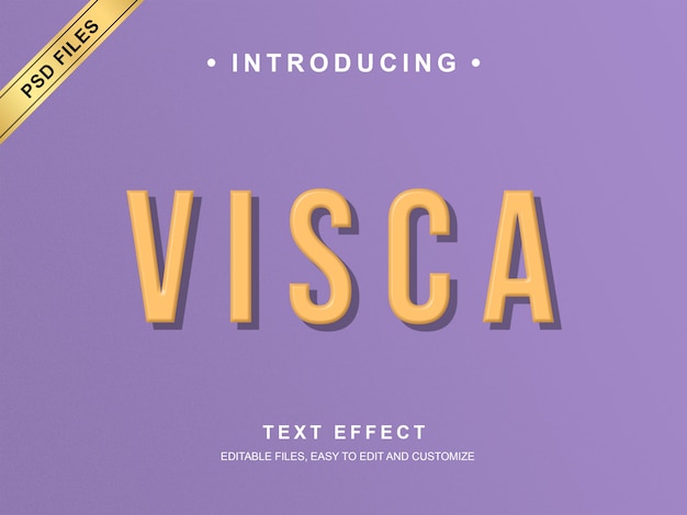 Visca-texteffekt