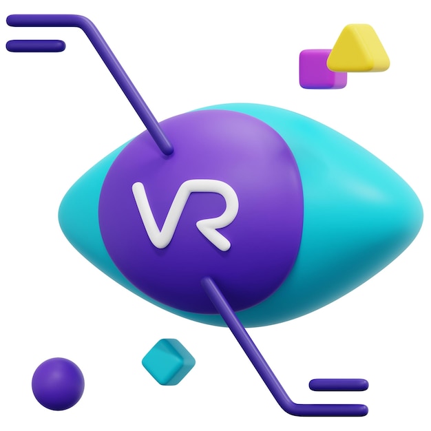 Vision 3d-render-symbol-illustration