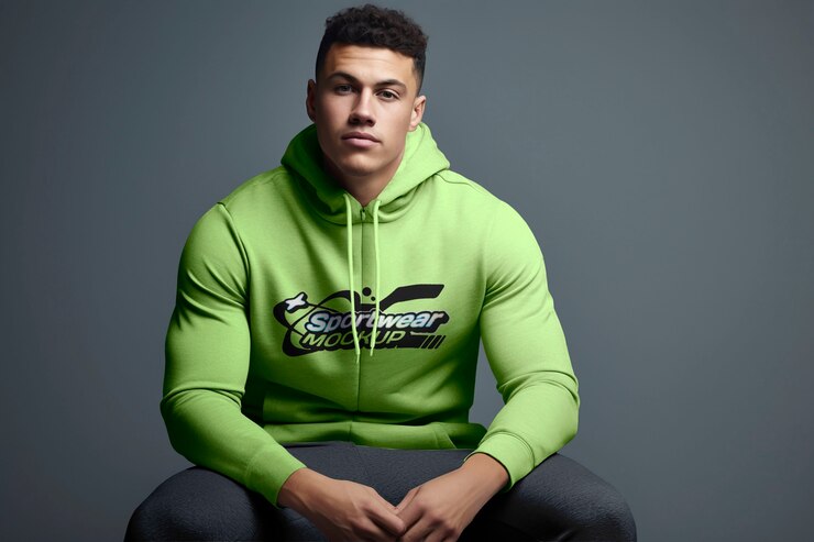 PSD visión delantera hombre con ropa deportiva