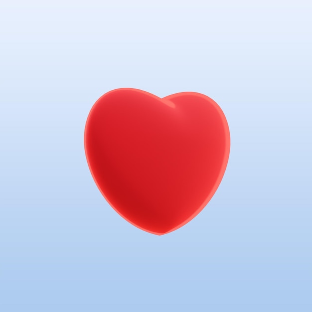 Visión lateral del corazón en 3D