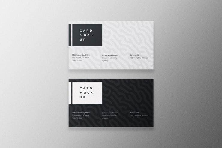 Visitenkarte Mockup Psd Vorlage
