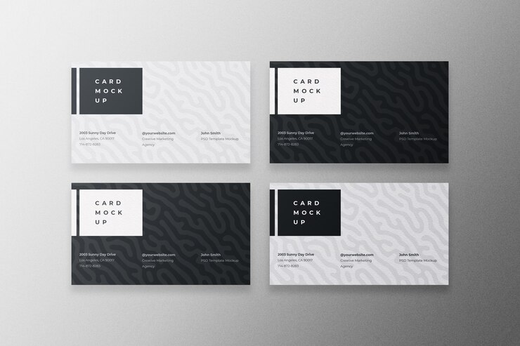 Visitenkarte Mockup Psd Vorlage