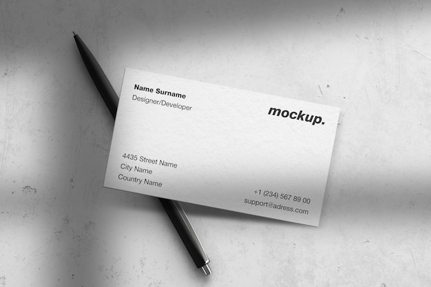 Visitenkarte Mockup