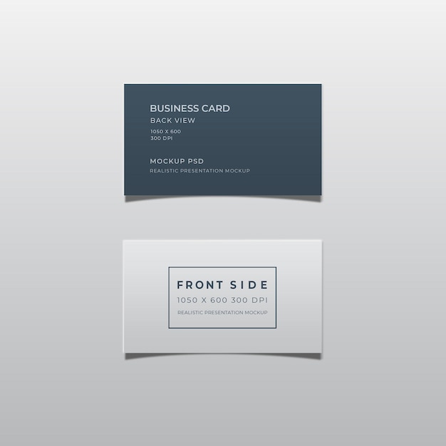 PSD visitenkarte mockup