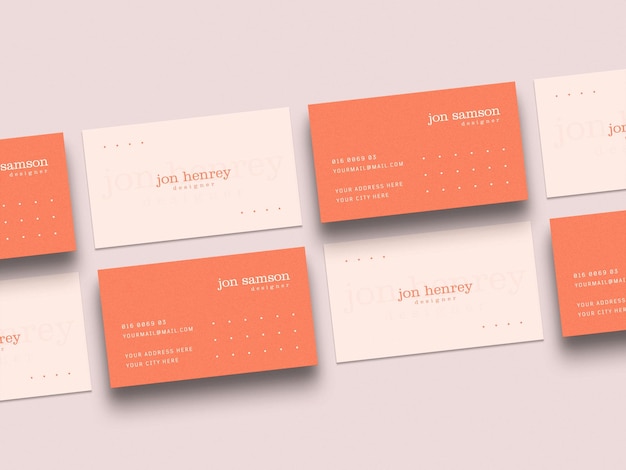 Visitenkarte Mockup
