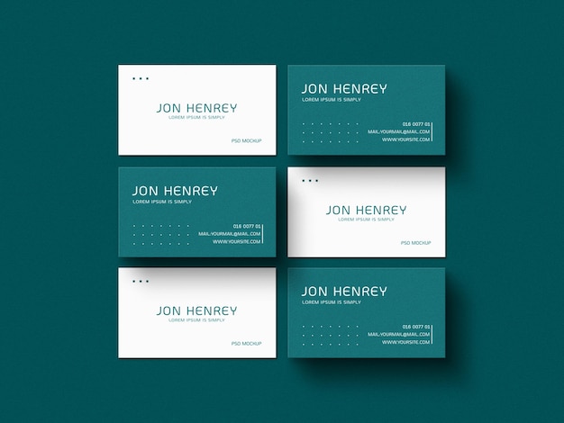 Visitenkarte Mockup