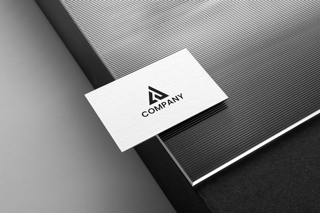 Visitenkarten-Mockup mit Firmenlogo