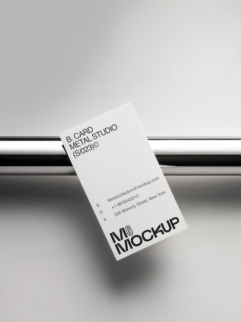 Visitenkarten-Mockup mit minimalistischem Design