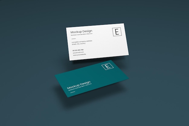 Visitenkarten-Mockup-Vorlage