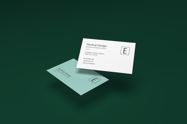 Visitenkarten-Mockup-Vorlage