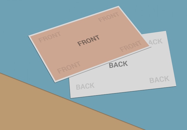 Visitenkarten-Mockup