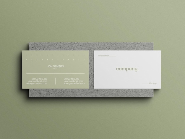 Visitenkarten-Mockup