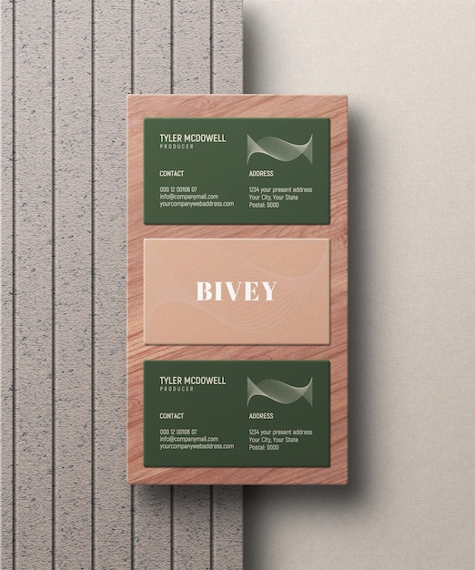 Visitenkarten-Mockup