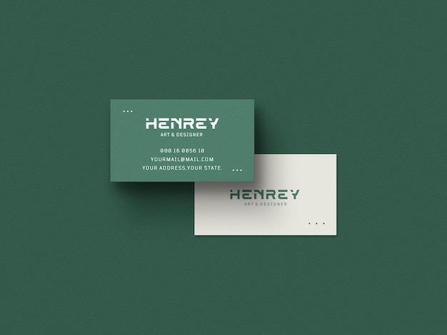 Visitenkarten-Mockup