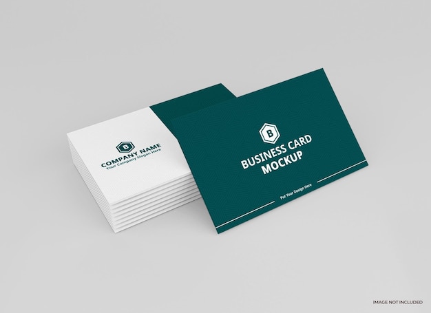 Visitenkartenmodell Design-Rendering isoliert