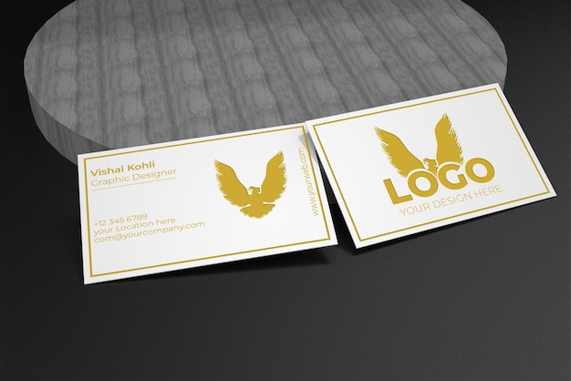 Visitenkartenmodell PSD Corporate Identity Design