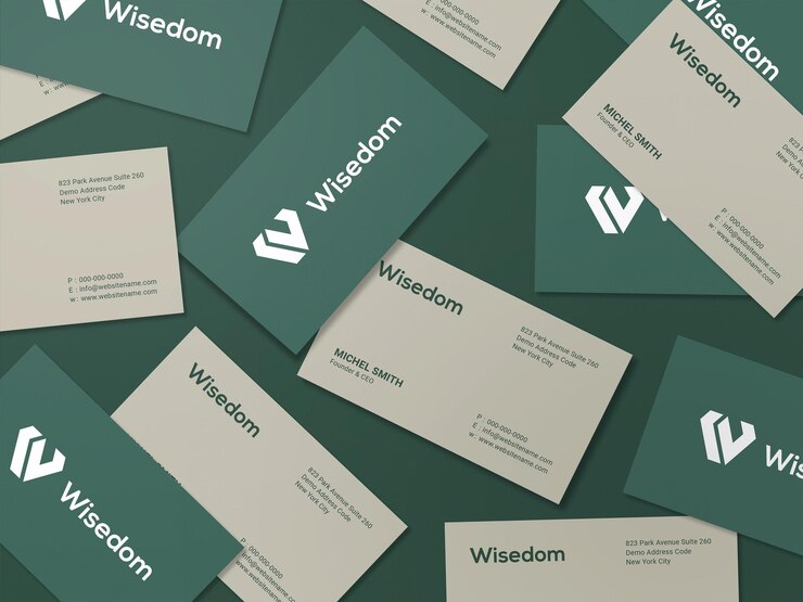 Visitenkartenset Mockup