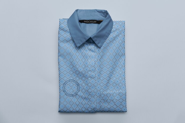 PSD vista do modelo de camisa formal