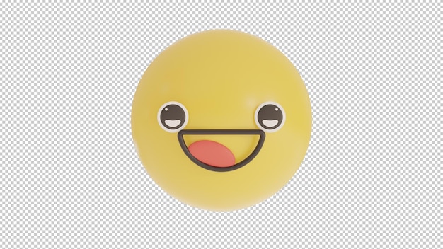 PSD vista frontal feliz 2 emoji pn