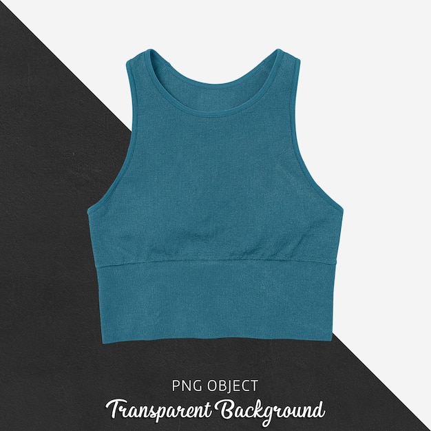 Vista frontale del mockup di reggiseno sportivo