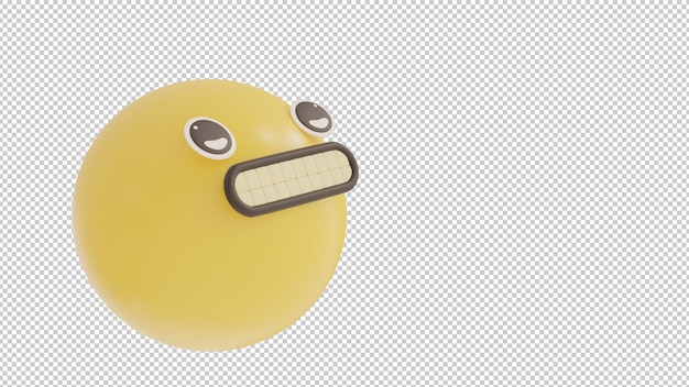 Vista inclinada tonto emoji png