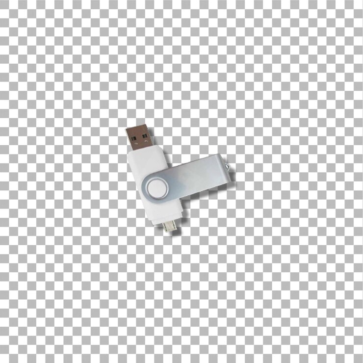 PSD vista ravvicinata stick usb isolato su sfondo semplice sarà corrispondente per il vostro elemento di progettazione