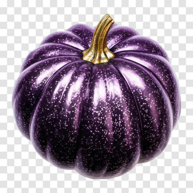 PSD vista superior de una calabaza brillante aislada en un fondo transparente pngpsd