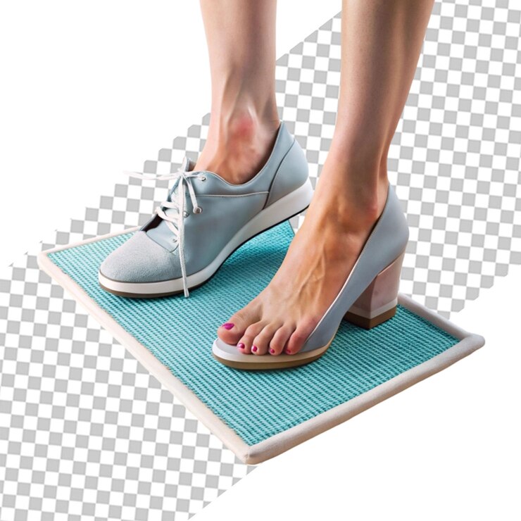 PSD vista superior mulher no sportswear no ginásio
