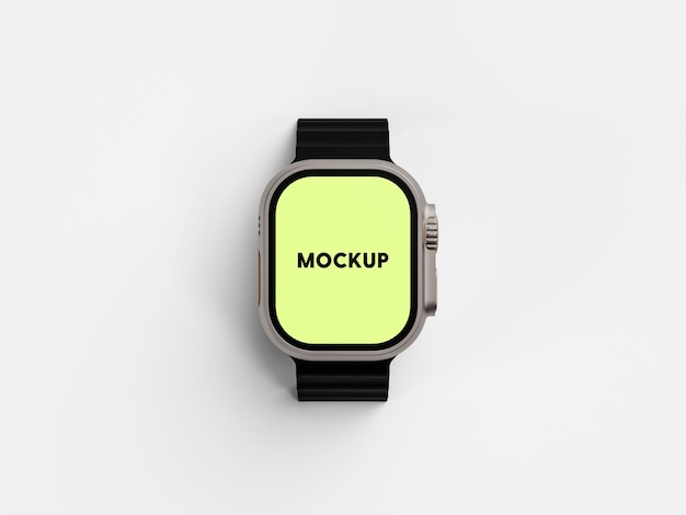 Vista superior Smartwatch