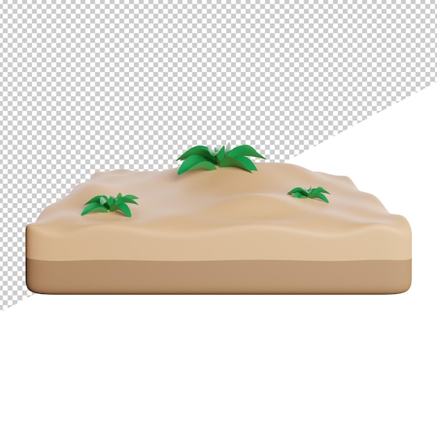 Visualização da pesquisa de localização uma barra de areia com um pedaço de pão com uma folha verde