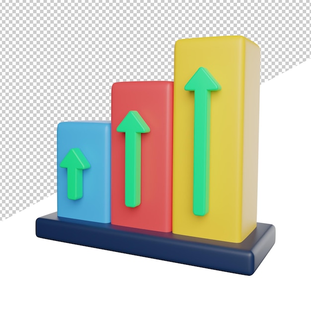 Una visualización tridimensional de flechas que apuntan hacia arriba y hacia la parte inferior de la pantalla.