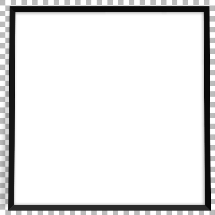 PSD visualizzazione realistica di varie cornici fotografiche su uno sfondo semplice