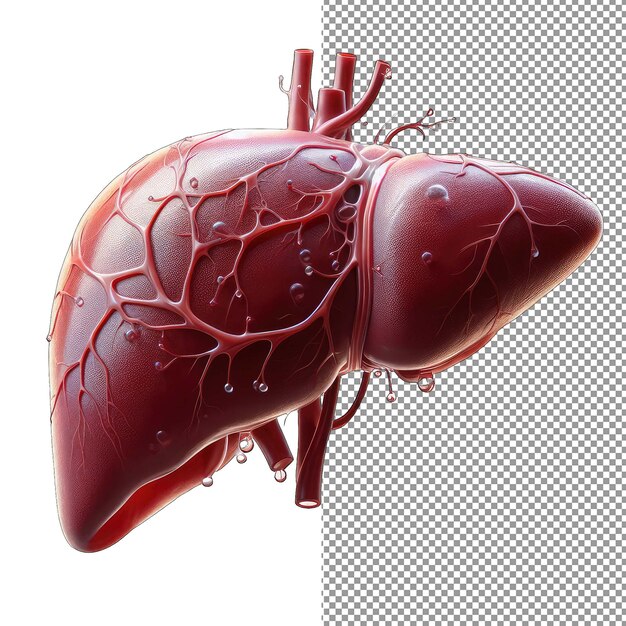 PSD vitalidad esculpida esencia de órgano 3d aislada en forma png