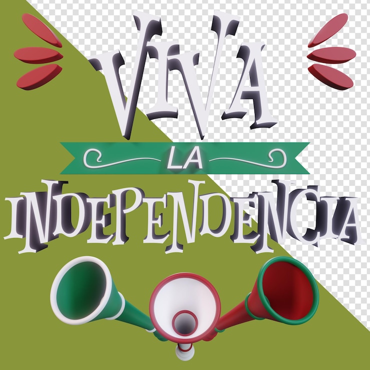 PSD viva la independencia 3d