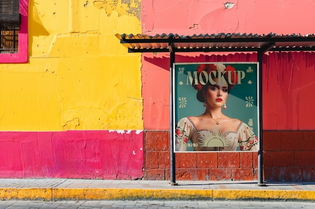 Viva México publicidade ao ar livre